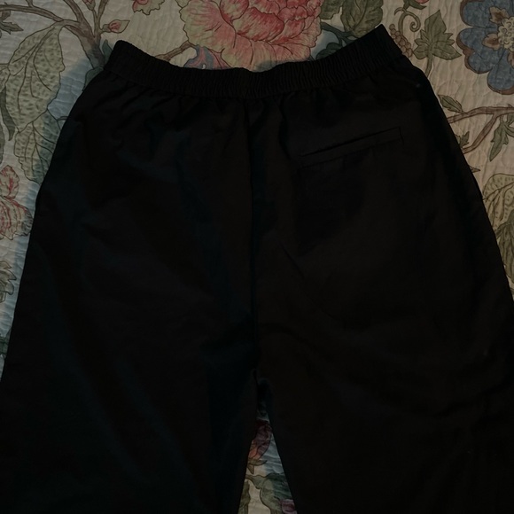 TopShop Black Parachute Pants - Picture 5 of 9